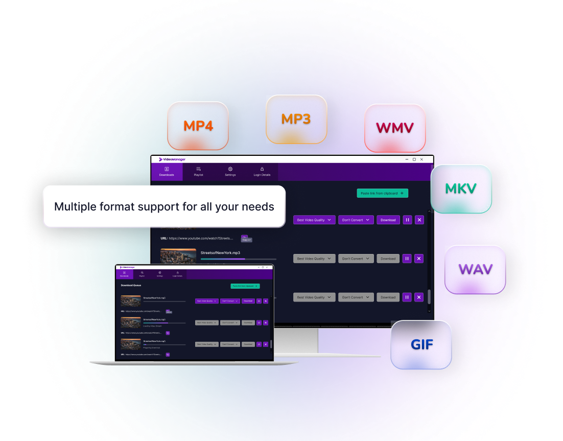 Screenshot of Videomanager